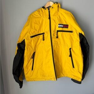 Vintage Tommy Hilfiger Yellow and Black Windbreaker